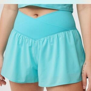Offline by aerie crossover flowy shorts with pockets